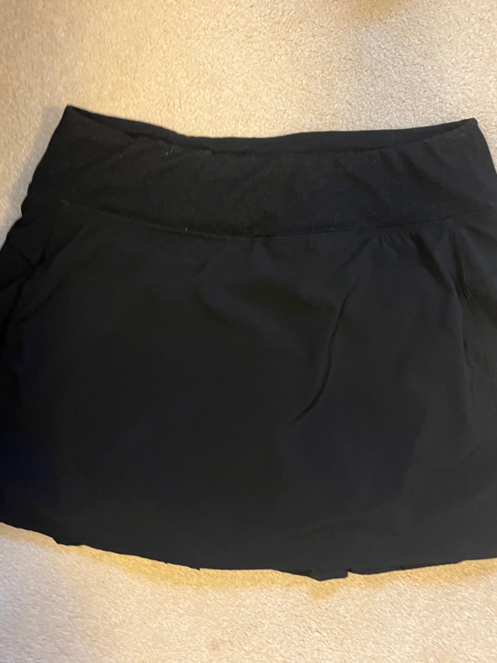 Women’s Black Active Skort Comfortable High-Waist Performance